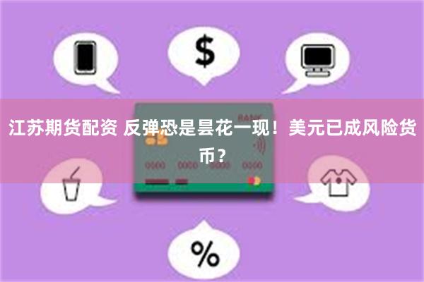 江苏期货配资 反弹恐是昙花一现！美元已成风险货币？
